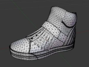 shoes unisex 3D Model