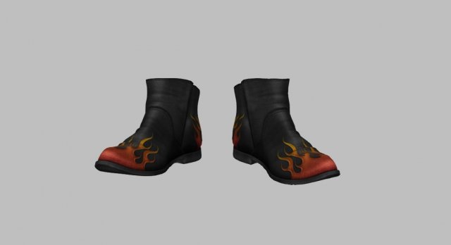biker boots Modèle 3D .c4d .max .obj .3ds .fbx .stl .blend 