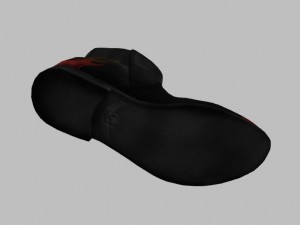 biker boots Modèle 3D