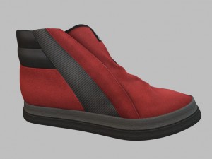 red boots 3D Model