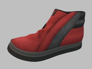 red boots 3D Model