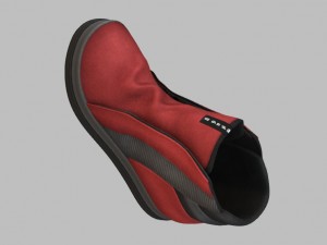 red boots 3D Model