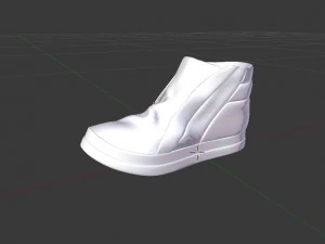 red boots 3D Model