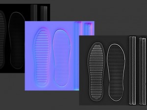 red boots 3D Model