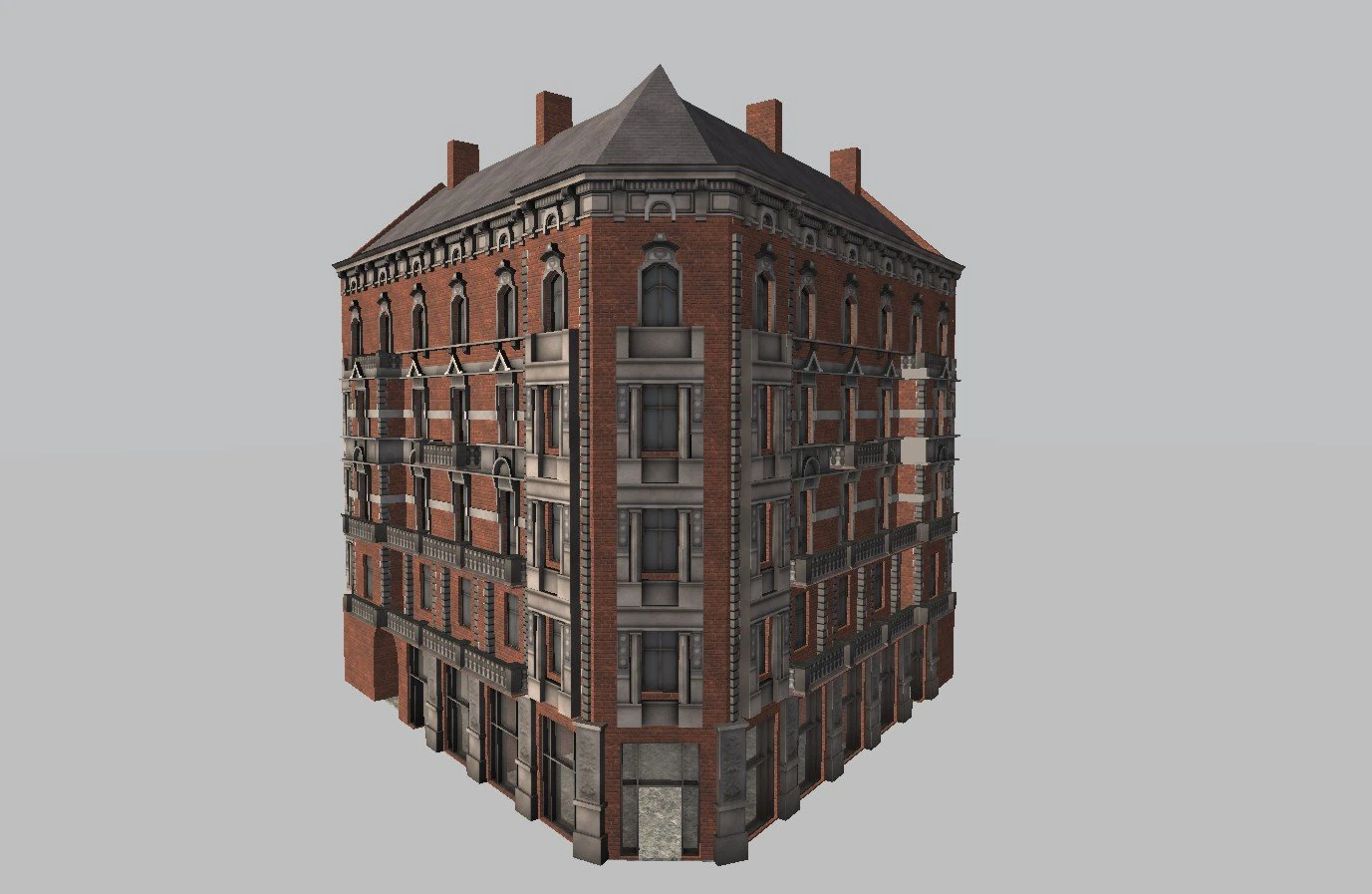 conor new york house 3D Model .c4d .max .obj .3ds .fbx .stl .blend 