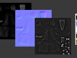 black sneakers 3D Model