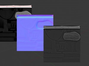 sneakers camo Model 3D