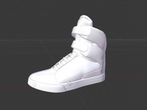 sneakers camo Model 3D