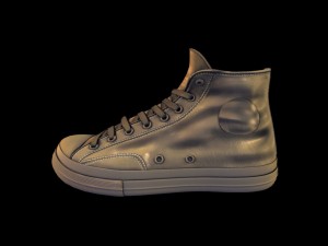 golden kickers sneakers chucks Modelo 3D