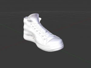 t&ecirc;nis kickers dourados Modelo 3D