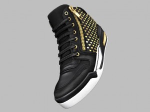 sneakers goldtips 3D-Modell