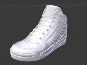 sneakers goldtips 3D-Modell