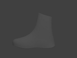 low poly swat boots low poly game ready 3D 模型