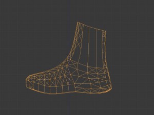 low poly swat boots low poly game ready 3D 模型