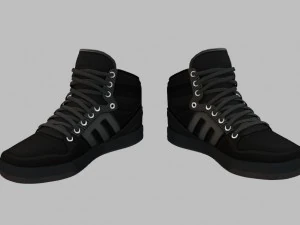 zwarte sneakers n36 3D Model