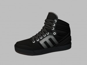 black sneakers n36 3D Модель