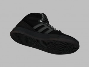 black sneakers n36 3D Модель