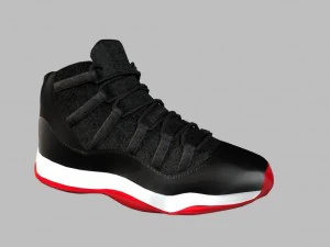 t&ecirc;nis nike air jordan Modelo 3D