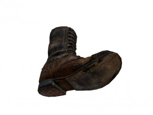 used soldiers boots 3D Model