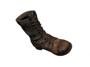 used soldiers boots 3D Model