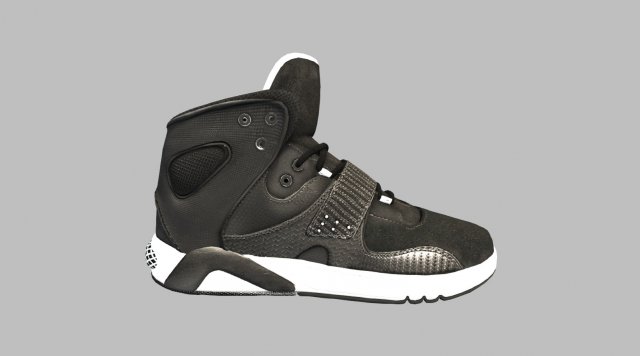 nike air jordan textured 3D Модель .c4d .max .obj .3ds .fbx .stl .blend 