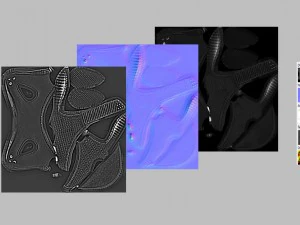 nike air jordan textured 3D Model