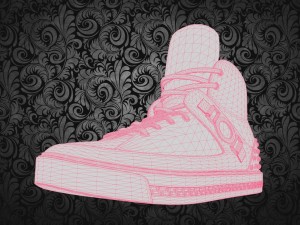jordans inspired sneakers Modelo 3D
