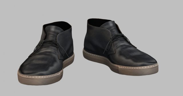 mens original boots textured lowpoly-game ready Modèle 3D .c4d .max .obj .3ds .fbx .stl .blend 