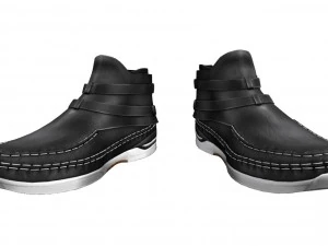 mens boat shoes 3D Model