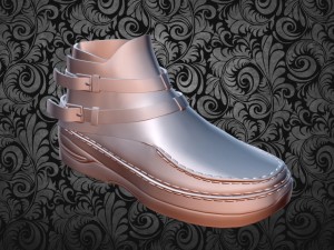 mens boat shoes 3D-Modell