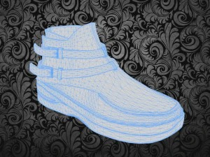 mens boat shoes 3D Model