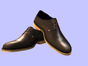 mens suit shoes 3D 모델