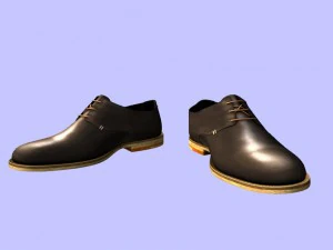 mens suit shoes 3D Model