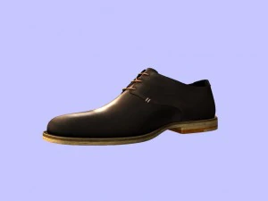 mens suit shoes 3D Model