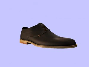 mens suit shoes 3D Model