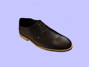 mens suit shoes 3D Model