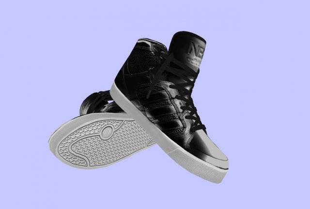 neo black sneakers 3Dモデル .c4d .max .obj .3ds .fbx .stl .blend 