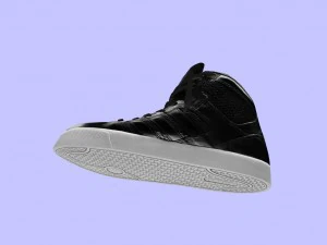 neo black sneakers 3D Model