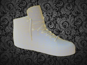 neo black sneakers 3Dモデル