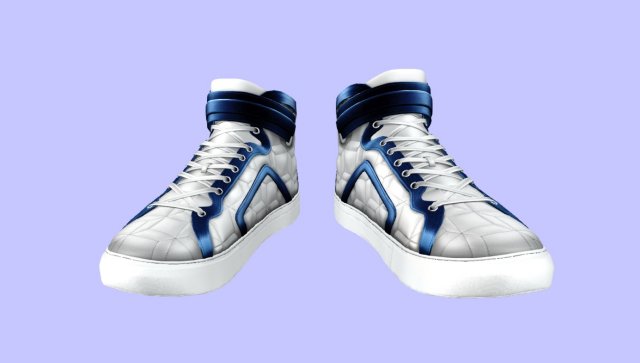 unisneakers Modello 3D .c4d .max .obj .3ds .fbx .stl .blend 