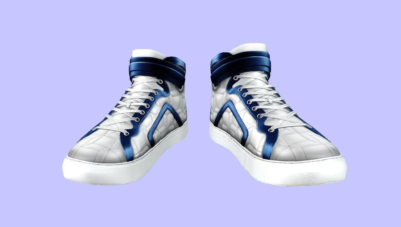 unisneakers 3D Model .c4d .max .obj .3ds .fbx .stl .blend 