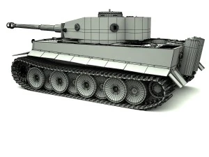 panzerkampfwagen vi tiger 3D Model