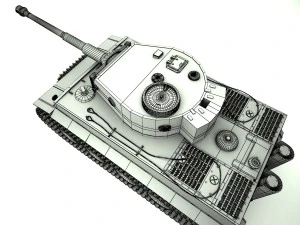 panzerkampfwagen vi tiger 3D Model