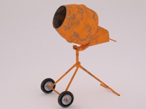 concrete mixer Modelo 3D