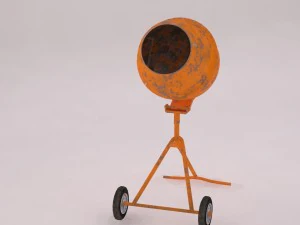 concrete mixer 3D Model