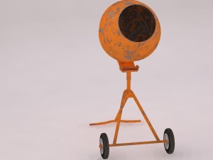 concrete mixer 3D Model