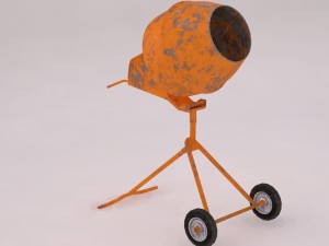 concrete mixer 3D Model