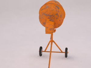 concrete mixer 3D Model