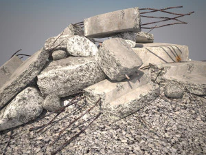 construction garbage 3D Model