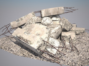 construction garbage 3D 模型